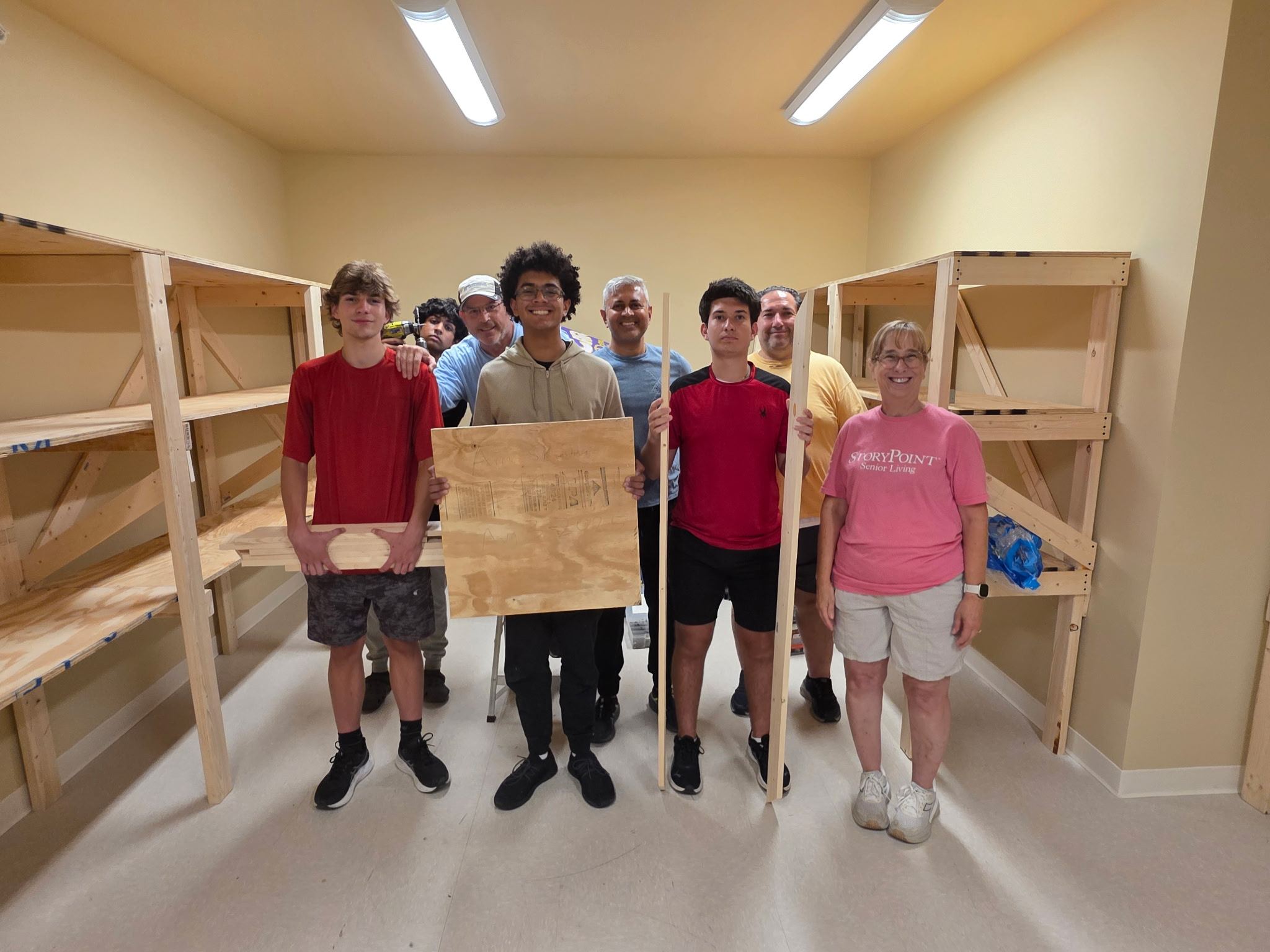 Eagle Scout project shelf CAD